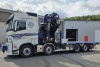 01-5381 Масштабная модель Манипулятор VOLVO FH5 GLOBETROTTER RIGED FLATBED TRUCK 8X2 в масштабе 1 50 