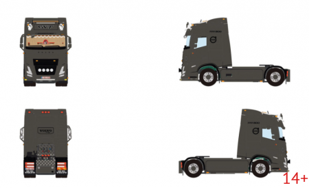 01-5364 Масштабная модель Седельный тягач VOLVO FH AERO GLOBETROTTER 4X2 в масштабе 1 50