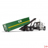 10-4050D Масштабная модель Мусоровоз Mack Granite с контейнером Tub-Style Roll-Off сувенирная продукция в масштабе 1 34