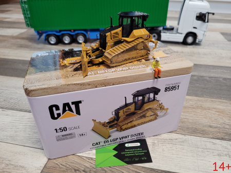 85951 Масштабная модель Бульдозер Cat D5 LGP VPAT Гусеничный бульдозер в масштабе 1:50
