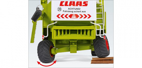 077834 Масштабная модель Зерноуборочный комбайн Комбайн Claas Commandor 116 CS в масштабе 1:32