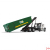10-4305D Масштабная модель мусоровоз WM Mack Granite MP С Ребристым Контейнером Для Выкатывания И Большой Вывеской сувенирная продукция в масштабе 1 34