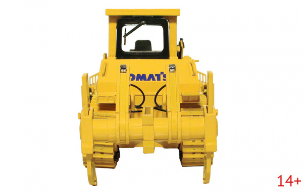 50-0216 Масштабная модель Komatsu D 375A Гусеничный бульдозер с рыхлителем в масштабе 1:50
