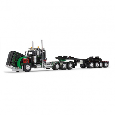 60-1673 Масштабная модель Peterbilt® Model 389 Day Cab с 4-осным прицепом ERMC Hydra-Steer  сувенирная продукция в масштабе 1 64