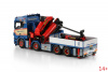 01-4143 Масштабная модель Эвакуатор Scania CR20R 8x4 Palfinger PK135.002Tec-7 + Стрела Erling Andersen в масштабе 1 50