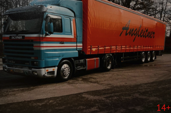 01-5480 Масштабная модель Тентованный прицеп SCANIA 3 SERIES STREAMLINE 4X2 в масштабе 1 50