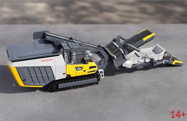 40272 Масштабная модель дробилка Keestrack R3 в масштабе 1:50 литье под давлением