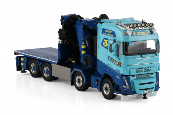 01-4975 Масштабная модель Манипулятор VOLVO FH5 GLOBETROTTER RIGED FLATBED TRUCK 8X4 в масштабе 1 50