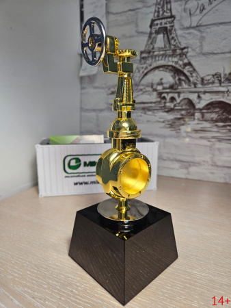 40151 Масштабная модель Масштабная модель шиберная нефтегазовая задвижка сувенирная продукция в миниатюре