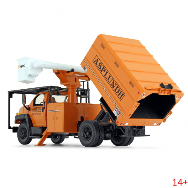 10-4023 Масштабная модель автовышка Asplundh Tree Expert (сувенирная продукция) в масштабе 1 34
