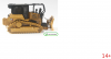 85955 Масштабная модель Пожарный бульдозер Cat D5 XR в масштабе 1:50