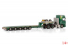 01-4551 Масштабная модель Низкорамный трал SCANIA R HIGHLINE CR20H 6X4 MANOOVR в масштабе 1:50