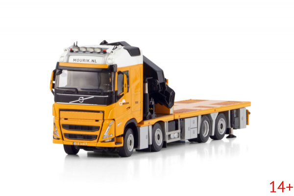 01-4581 Масштабная модель Манипулятор VOLVO FH5 GLOBETROTTER 8X2  в масштабе 1 50