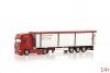 02-3439 Масштабная модель Шторный полуприцеп SCANIA S HIGHLINE CS20H 4X2 в масштабе 1 50