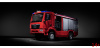 043196 Масштабная модель Пожарная машина Rosenbauer AT (MAN TGM) в масштабе 1:43