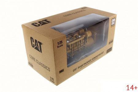 85100C Масштабная модель Cat 3516B генератор с двигателем 1:25 | Бизнес-подарок строителям | Коллекционная модель спецтехники