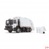 10-4337 Масштабная модель Мусоровоз Белый Mack TerraPro С Задним Погрузчиком McNeilus И Мусорными Тележками сувенирная продукция в масштабе 1 34