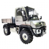 15051 Масштабная модель UNIMOG U423 RC ПОДЪЕМНЫЙ САМОСВАЛ МЕТАЛЛИЧЕСКИЙ КУЗОВ СО СВЕТОМ И ЗВУКОМ RTR ENGINEERING в масштабе 1:10
