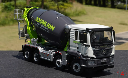 407021 Масштабная модель бетоносмеситель 8*4 Zoomlion Shaanxi Shacman Delong X3000 в масштабе 1:38