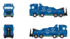 01-5271 Масштабный модель Аэродромный тягач SCANIA R NORMAL CR20N FALKOM 8X4 в масштабе 1 50