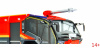 043048 Масштабная модель Пожарная машина Rosenbauer FLF Panther 6x6 в масштабе 1:43