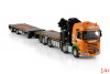 01-4957 Масштабная модель Манипулятор с прицепом SCANIA STREAMLINE HIGHLINE RIGED FLATBED TRUCK 8X2 в масштабе 1 50