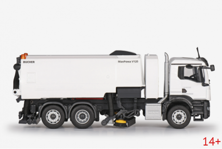 81257-0  Масштабная модель Подметальная машина BUCHER MaxPowa V120 в масштабе 1:50