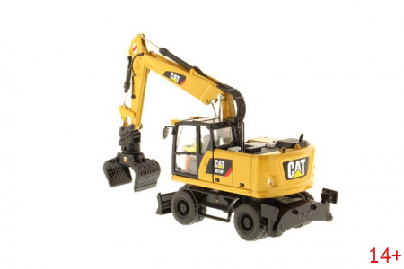 85508 Масштабная модель колесный экскаватор Cat M318F в масштабе 1:50