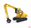 2200-01 Масштабная модель CASE CX240B MH гидравлический экскаватор с металлическими гусеницами с захватом для металлолома, HEBO в масштабе 1:50