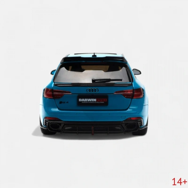 VAKW02302-2 Масштабная модель Audi RS4 Darwin (голубой) в масштабе 1 18