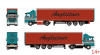 01-5480 Масштабная модель Тентованный прицеп SCANIA 3 SERIES STREAMLINE 4X2 в масштабе 1 50