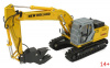 13721 Масштабная модель New Holland E215B экскаватора с захватом  в масштабе 1:50