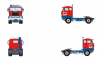 01-5256 Масштабная модель Седельный тягач VOLVO F88 в масштабе 1 50