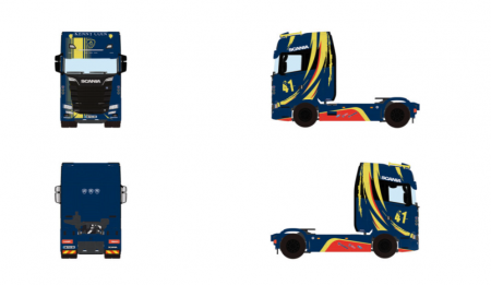 01-5149 Масштабная модель Седельный тягач SCANIA S HIGHLINE CS20H 4X2 в масштабе 1 50