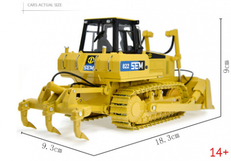 40689 Масштабная модель SEM Machinery SEM-822 бульдозер в масштабе 1:32