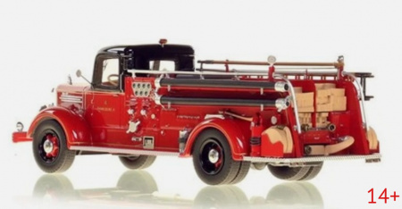 VFR077-4 Масштабная модель Chicago Fire Department 1949 Mack® L Coupe Cab Engine 4 в масштабе 1:50