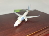 12689 Масштабная модель пассажирского самолета Boeing 737-800 FlyDubai (ФлайДубай) в масштабе 1 400 сплав
