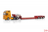 01-4529 Масштабная модель Низкорамный трал VOLVO FH5 GLOBETROTTER XL 6X2 3-осный в масштабе 1 50
