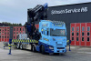01-5400  Масштабная модель Манипулятор SCANIA R HIGHLINE CR20H RIGED FLATBED TRUCK 8X2 в масштабе 1 50
