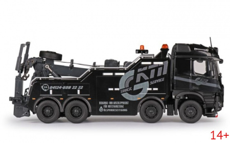 78198/01 Масштабная модель Эвакуационная машина Empl Bison на Mercedes-Benz Arocs L Stream Space в масштабе 1:50