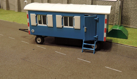 505/20 Масштабная модель историческая строительная площадка van 2axle, небесно-голубой в масштабе 1:50