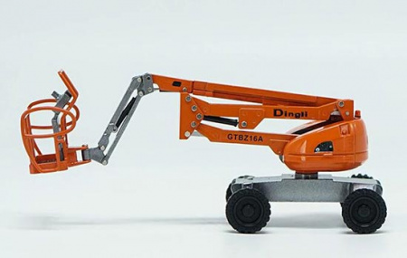 VB1A557 Масштабная модель Подъемник со стрелой Dingli GTBZ16A в масштабе 1:40