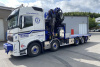 01-5381 Масштабная модель Манипулятор VOLVO FH5 GLOBETROTTER RIGED FLATBED TRUCK 8X2 в масштабе 1 50 