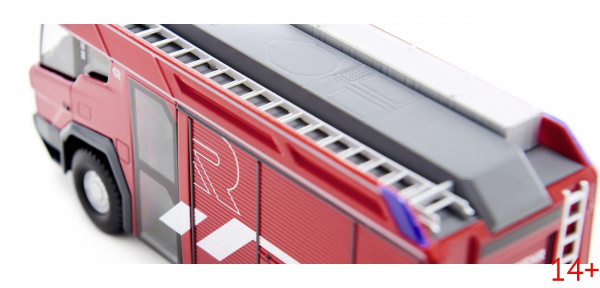 043110 Масштабная модель Пожарная машина Rosenbauer RT "R-Wing Design" в масштабе 1:43