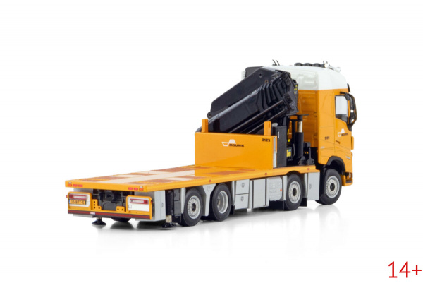 01-4581 Масштабная модель Манипулятор VOLVO FH5 GLOBETROTTER 8X2  в масштабе 1 50