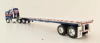 69-1657 Масштабная модель Kenworth K100 COE Roadbrute с бортовым прицепом Liberty сувенирная продукция в масштабе 1 64