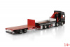 410319 Масштабная модель Манипулятор с прицепом SCANIA R HIGHLINE CR20H RIGED FLATBED TRUCK 8X2 в масштабе 1 50