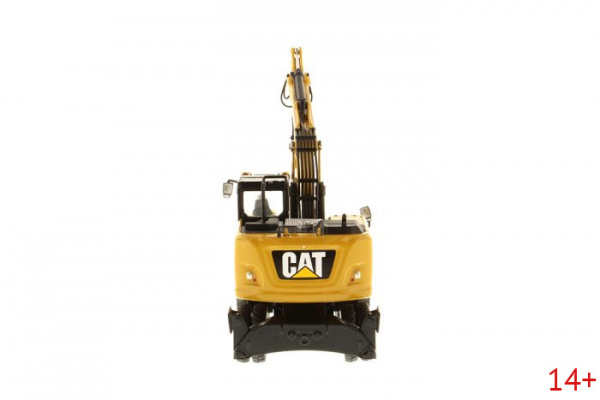85508 Масштабная модель колесный экскаватор Cat M318F в масштабе 1:50