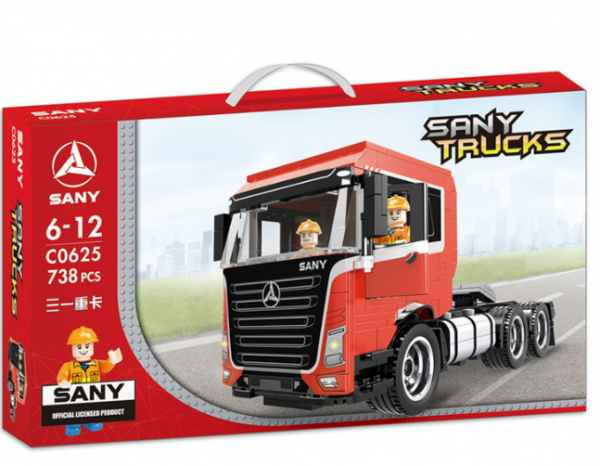 c0625 Строительные блоки седельного тягача (738 pcs)