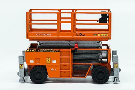 VB1A556 Масштабная модель Ножничный подъемник Dingli JCPT1823RT в масштабе 1:40